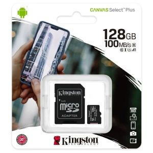 Карта памяти Kingston Canvas Select Plus microSDXC 128GB